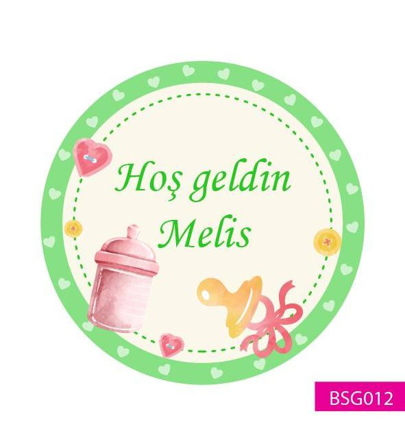 Hoş geldin Bebek Etiketi BSG012