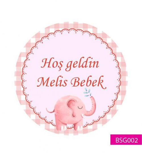 Hoş geldin Bebek Etiketi BSG002