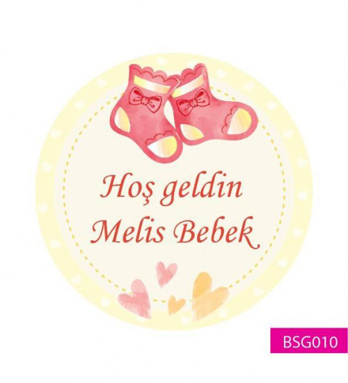 Hoş geldin Bebek Etiketi BSG010