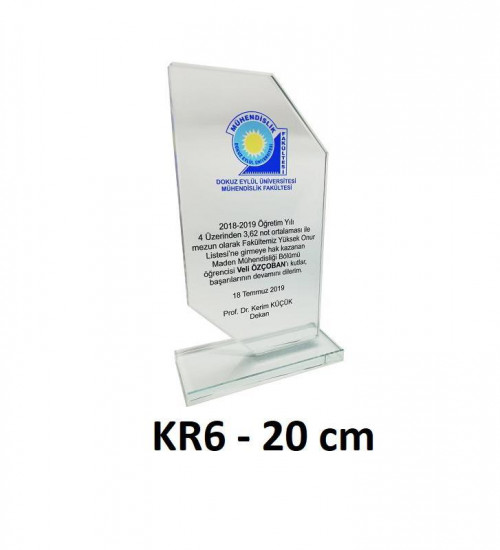 Kutulu Kristal Plaket